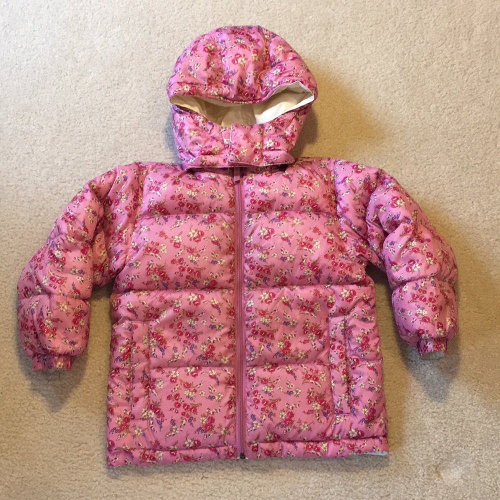 EUC Lands’s End reversible puffer winter coats